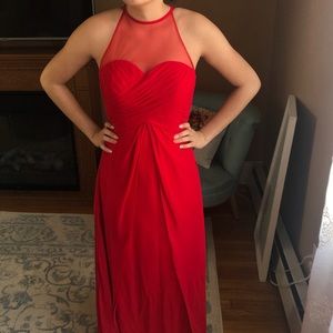 Red prom dress